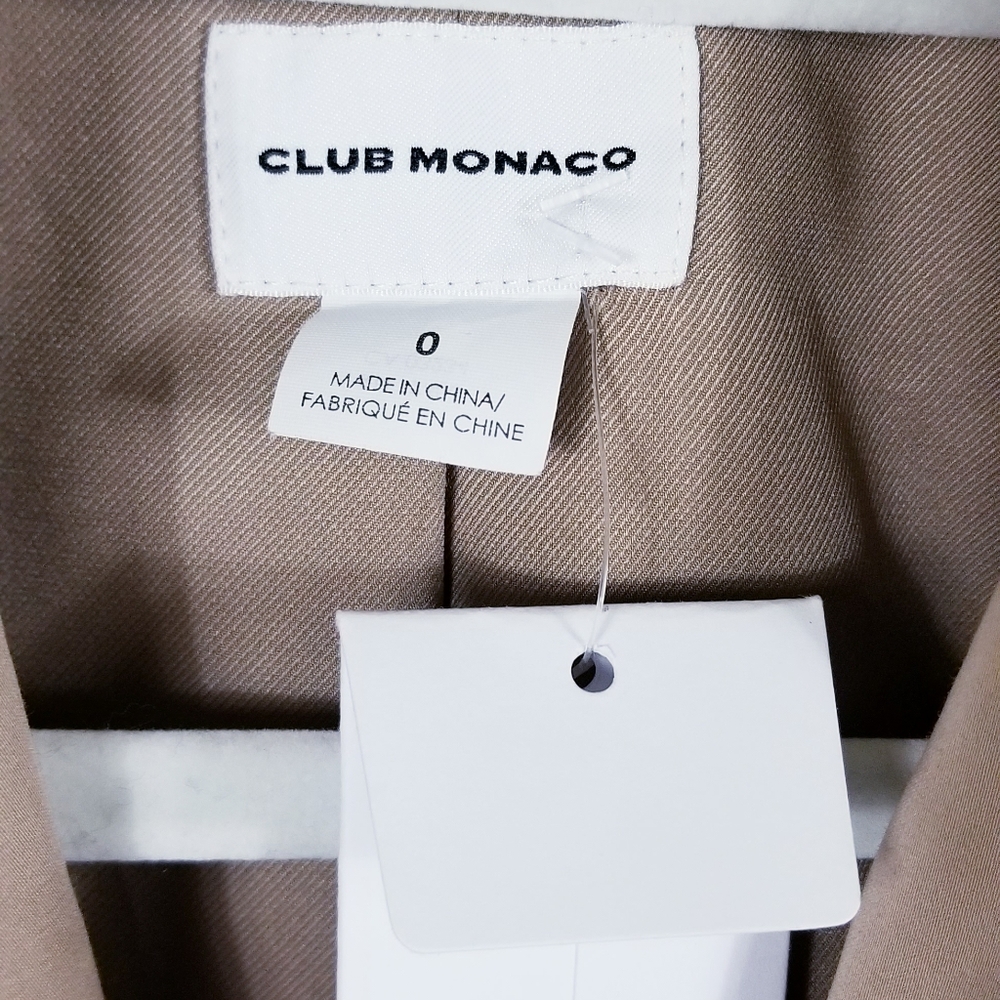 Club Monaco Clara tan single button blazer! - Picture 5 of 7